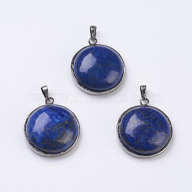 Pendentifs en lapis lazuli naturel(G-E436-02C)-2