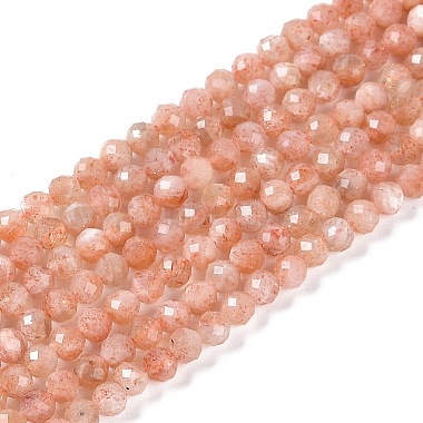 Round Sunstone Beads