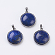 Pendentifs en lapis lazuli naturel(G-E436-02C)-2