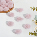 30Pcs Plush Balls, Round, Misty Rose, 30mm(FIND-LP0009-70A)