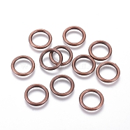 CCB Plastic Linking Rings, Ring, Red Copper, 12x2mm, Inner Diameter: 8.5mm(CCB-F006-52R)