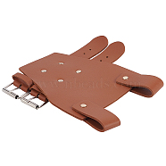 PU Leather Dagger Blade Cover, Holster, with Iron Finding, Sienna, 195x220mm, Inner Diameter: 14x30mm(AJEW-WH0291-21A)