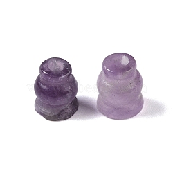 Natural Amethyst Beads, Gourd, 7.5x6.5mm, Hole: 1.8mm(G-M441-04)