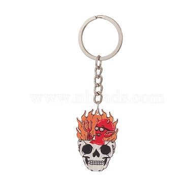 Skull Acrylic Keychain