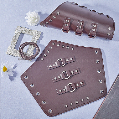 Imitation Leather Cuff Cord Bracelet(BJEW-WH0011-25B)-4