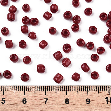 6/0 Opaque Colours Round Glass Seed Beads(X-SEED-A010-4mm-45B)-4