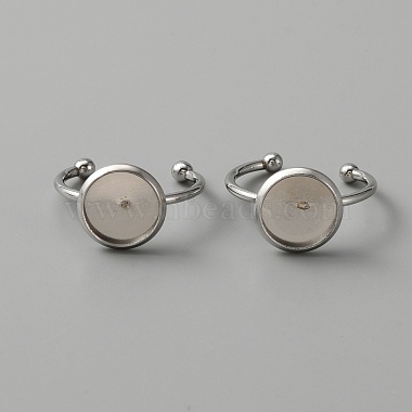 304 ステンレススチールオープンカフリング部品(STAS-WH0029-93A)-1