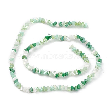 brins de perles de verre de galvanoplastie de couleur dégradée(GLAA-E042-02B)-2