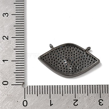 Pferdeauge-Rack-Beschichtung Messing Micro Pave Zirkonia Charms(KK-G504-05B)-3