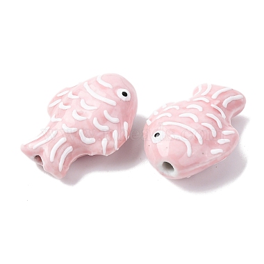 手作りの磁器のビーズ(PORC-K010-08I)-2