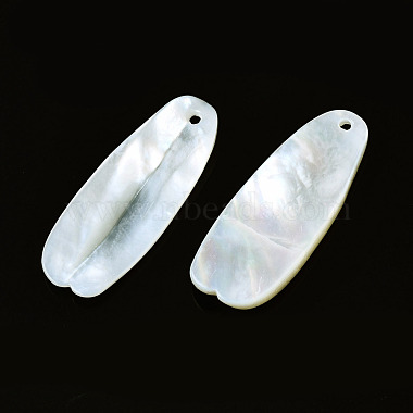 Pendentifs en coquille blanche naturelle(SHEL-N026-160A)-3