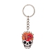 Porte-clés pendentif en acrylique tête de mort imprimée(KEYC-JKC00447)-1