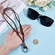 1Pc Men Adjustable Cowhide Pendant Necklaces(NJEW-GF0001-21)-3