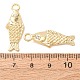 クリスタルラインストーンペンダント付き合金(AL-CBA7256-07G)-2