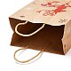Christmas Theme Hot Stamping Rectangle Paper Bags(CARB-F011-02B)-4