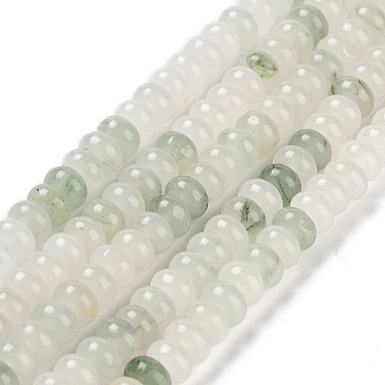 Natural Quartz Beads Strands, Rondelle, 8x5mm, Hole: 1mm, about 73~75pcs/strand, 14.65~14.88''(37.2~37.8cm)