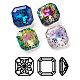 K9 Glass Rhinestone Pointed Back Cabochons(RGLA-P030-07A-M01)-1