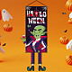 Panneaux de porte suspendus en feutre sur le thème d'halloween(HJEW-L027-A05)-1