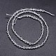 Faceted Round Natural Quartz Crystal Beads Strands(G-L411-30-4mm)-2