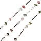 chaînes de perles de copeaux de pierres précieuses naturelles mélangées(CHC-M025-64P)-1
