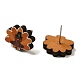 Wood Stud Earrings(EJEW-Z054-01G)-2