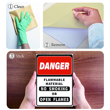 Waterproof PVC Warning Sign Stickers(DIY-WH0237-010)-4
