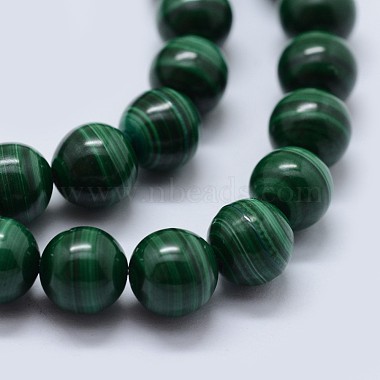 Chapelets de perles en malachite naturelle(G-F571-27AA2-6mm)-3