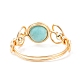 Synthetic Turquoise Braided Finger Ring(RJEW-TA00042-04)-6