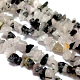 Puces naturelles de quartz rutile perles brins(F010)-2
