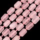 naturel a augment&eacute; perles de quartz brins(G-D103-A07)-2