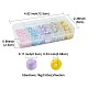 90G 5 Style Opaque & Transparent Inside Colours Glass Seed Beads(SEED-FS0001-15A)-4