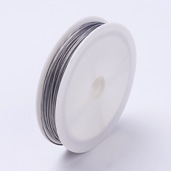 Tiger Tail Wire, Nylon-coated Stainless Steel, Original Color(Raw), Raw, 18 Gauge, 1mm, about 32.8 Feet(10m)/roll