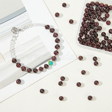 Natural Garnet Beads Strands(G-OC0001-25-6mm)-4