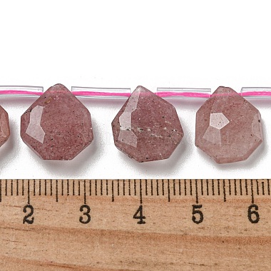 Natural Strawberry Quartz Beads Strands(G-P544-C08-01)-4