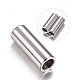 304 Stainless Steel Magnetic Clasps with Glue-in Ends(STAS-K006-07C)-1