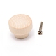 (Clearance Sale)Undyed Natural Wooden Drawer Knobs(AJEW-WH0129-93)-1