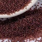 MIYUKI Round Rocailles Beads, Japanese Seed Beads, 15/0, (RR303) Rose Gold Luster, 1.5mm, Hole: 0.7mm, about 27777pcs/50g(SEED-X0056-RR0303)