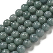 Natural Myanmar Jadeite Beads Strands, Round, 6~6.5mm, Hole: 0.7~0.8mm, about 61~64pcs/strand, 15.35~15.59''(39~39.6cm)(G-B099-C07-02)