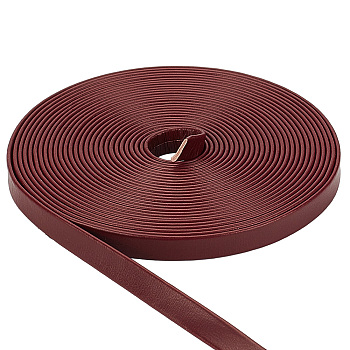 Imitation Leather Cord, for Samurai Handle Rope, Dark Red, 8mm