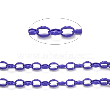 Spray Painted Alloy Cable Chains(LCHA-L001-02F)-2