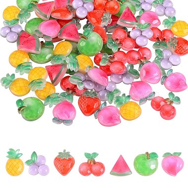 Mixed Color Mixed Shapes Resin Cabochons