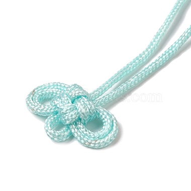 Nylon Lucky Knot Cord Amulet Yuki Pendant Decorations(AJEW-NH0001-01F)-3