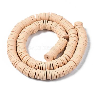 Flat Round Eco-Friendly Handmade Polymer Clay Beads(CLAY-R067-10mm-53)-3