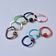 Natural & Synthetic Mixed Stone Stretch Rings(RJEW-JR00255)-1