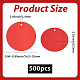 500Pcs PVC Plastic Pendants(KY-GF0001-67B-02)-2