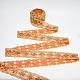 10 Yards Polyester Lace Ribbon with Paillette(OCOR-WH0090-050A)-7