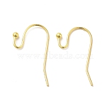 Golden Brass Earring Hooks(J0JQN-G)