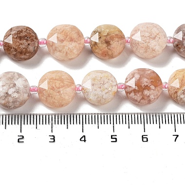 Natural Cherry Blossom Agate Beads Strands(G-NH0004-024)-5