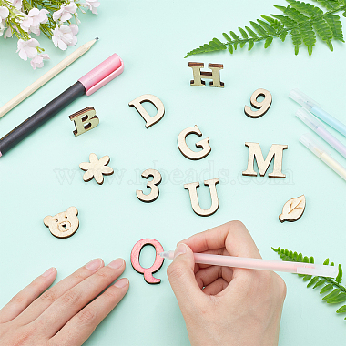 cabochons alphabet en bois de pin gorgecraft(WOOD-GF0001-22)-4