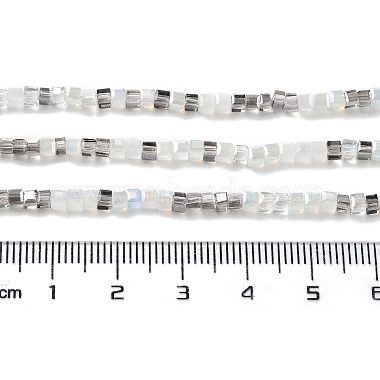 Gradient Color Electroplate Glass Bead Strands(X-GLAA-E042-05-B02)-5